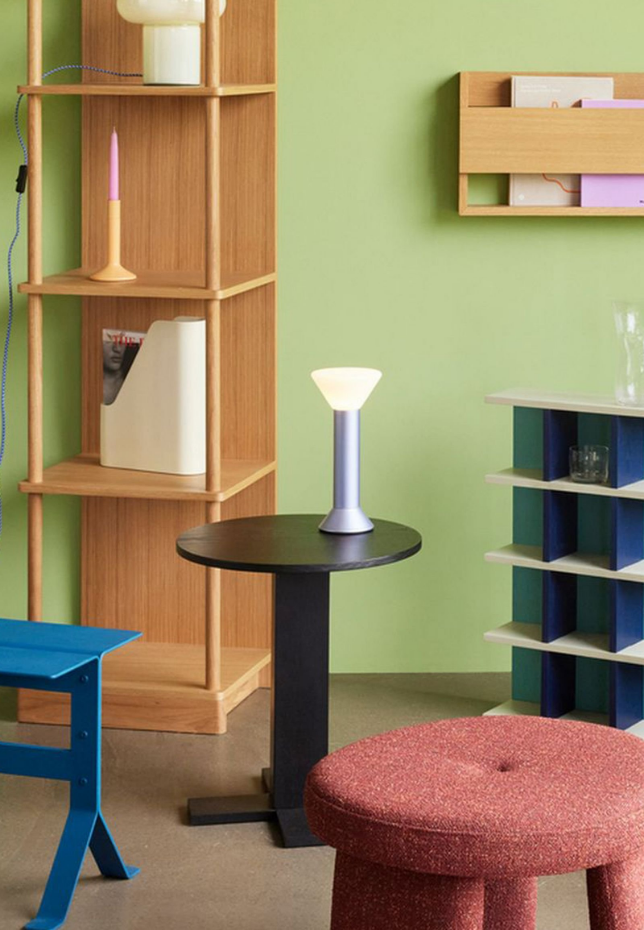 Lampe portable en verre et fer FLASH