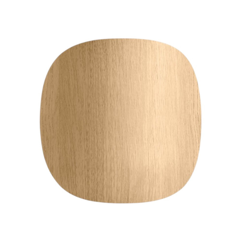 Applique led 7W métal impression bois clair Feuillette