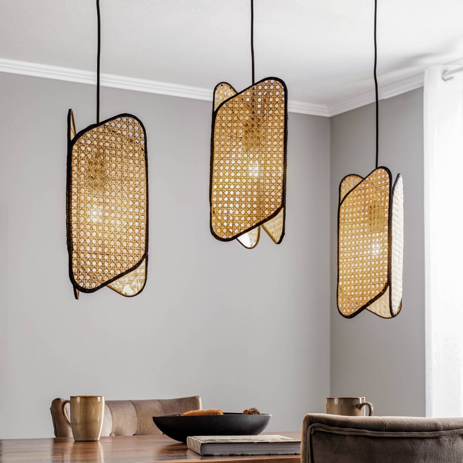 Suspension en bois design, Bassiola