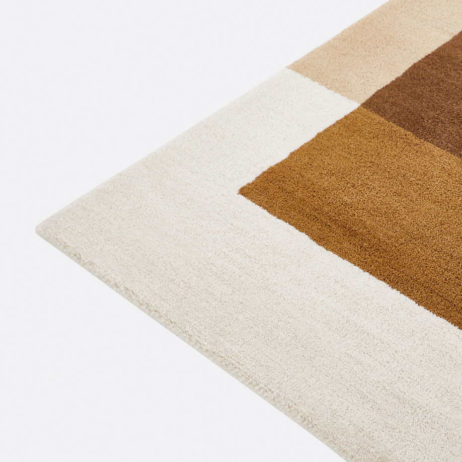 Tapis en laine motif déstructuré, Kimto
