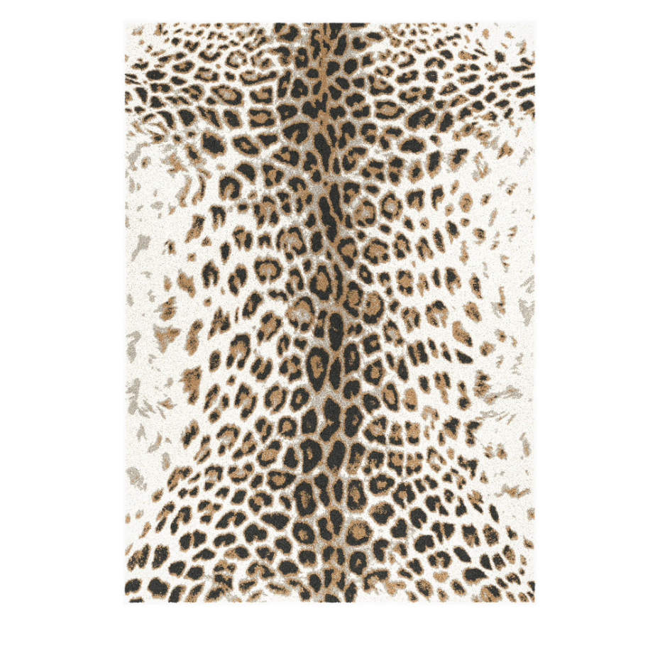 Tapis à motif léopard- LEPI
