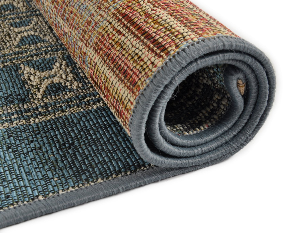 Tapis tissé d'intérieur et d'extérieur pour la terrasse et le balcon - Aurora