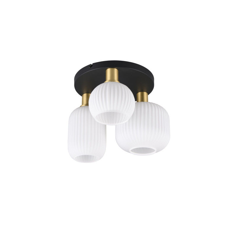 Plafonnier design en verre, D.39 , DIVA