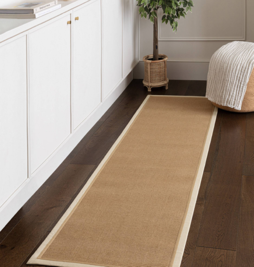 Tapis chambre et salon en jute moderne DORO