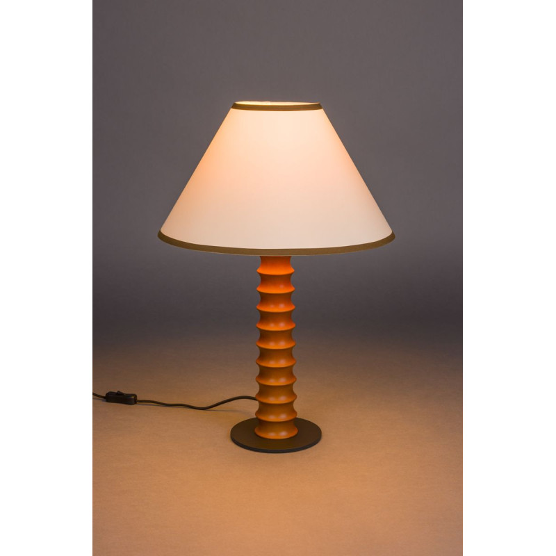 Lampe design en bois bohème