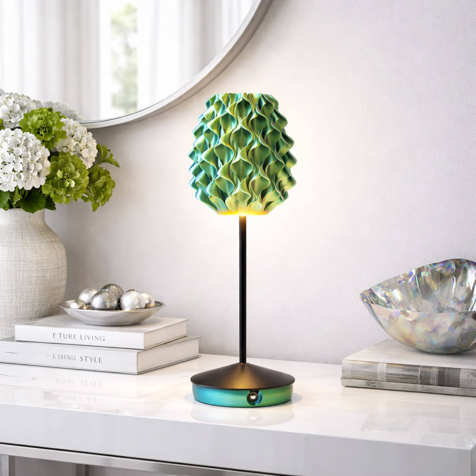 Lampe Swirl Sunrise dorée