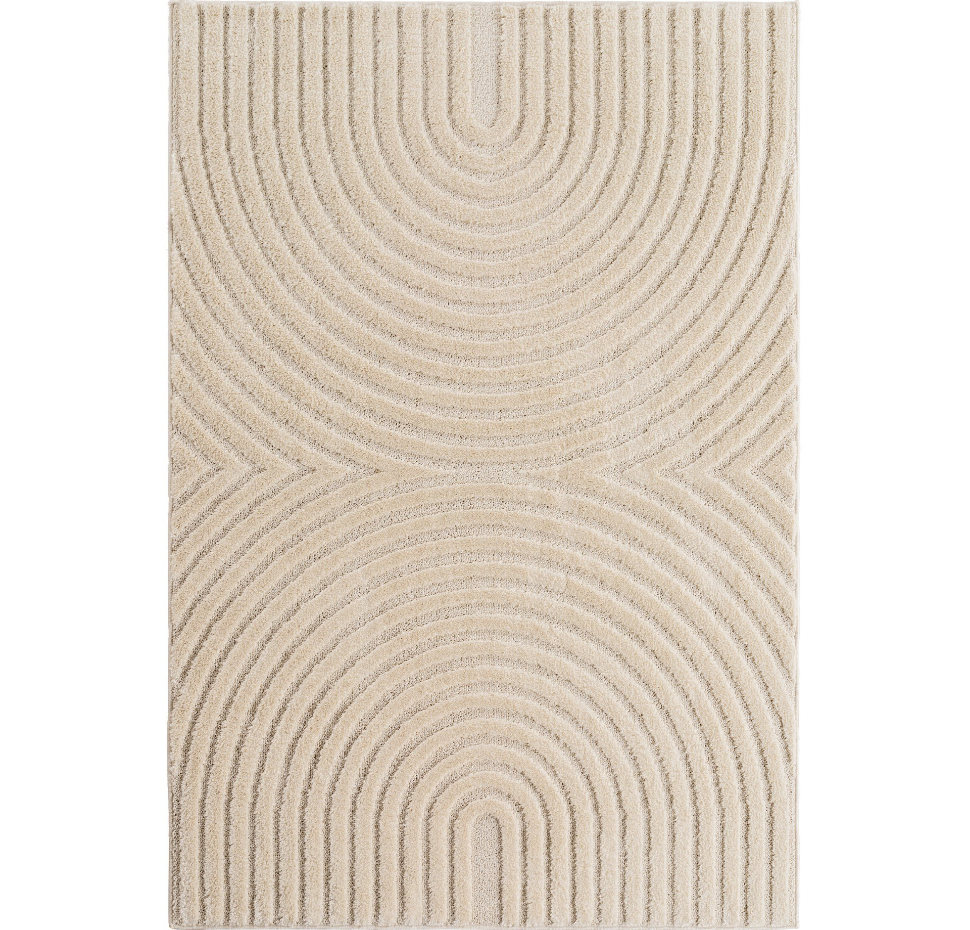 Tapis intérieur à relief motif demi arc TURIN