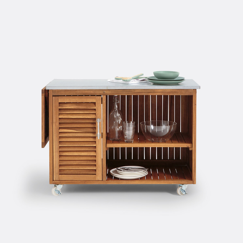Desserte de jardin pour plancha, Maclor