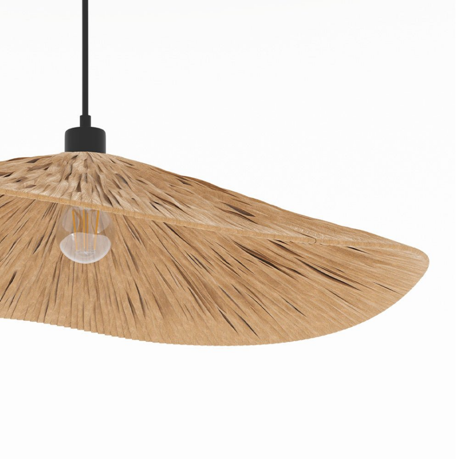 Suspension en raphia 75 cm - STELLAIRE