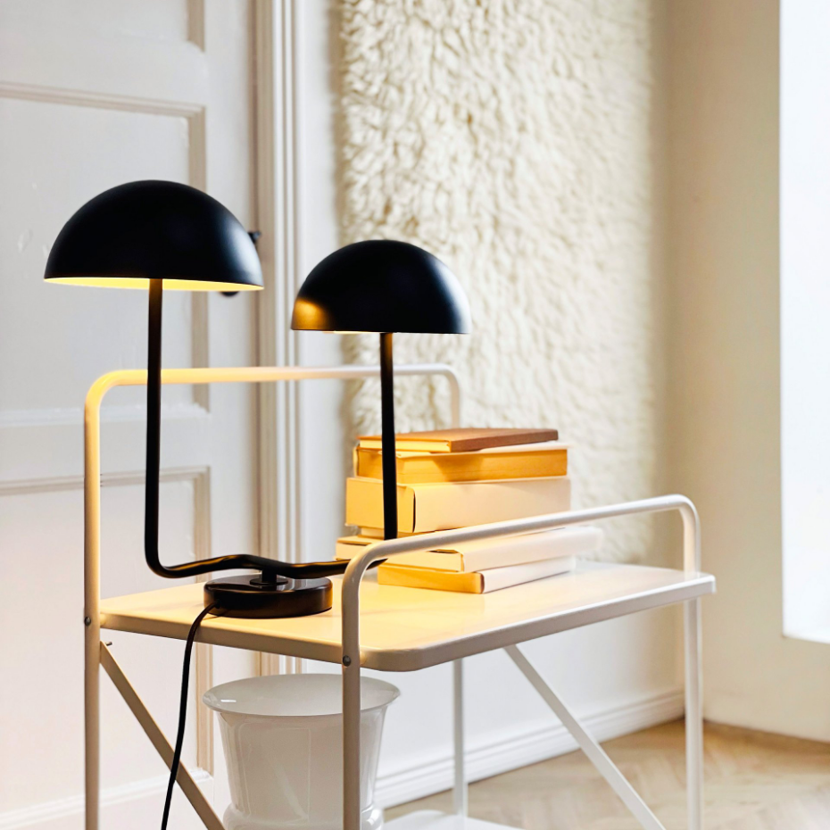 Lampe à poser en Métal Noir Cluster