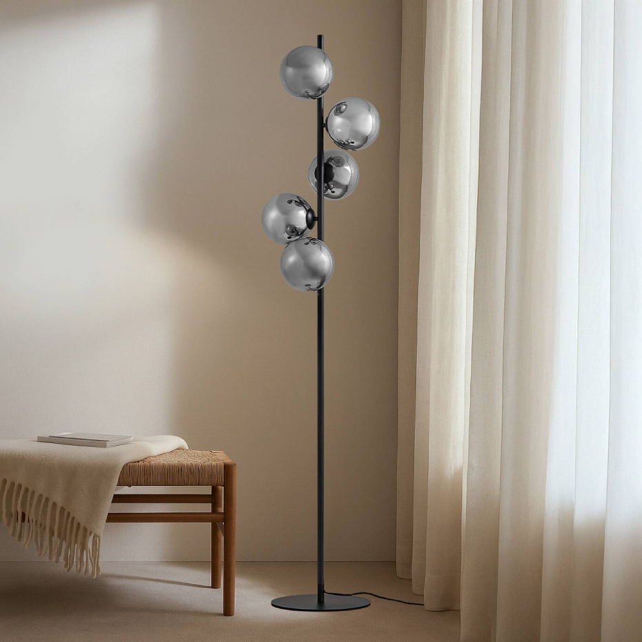 Lampadaire en verre moderne, Orbelia
