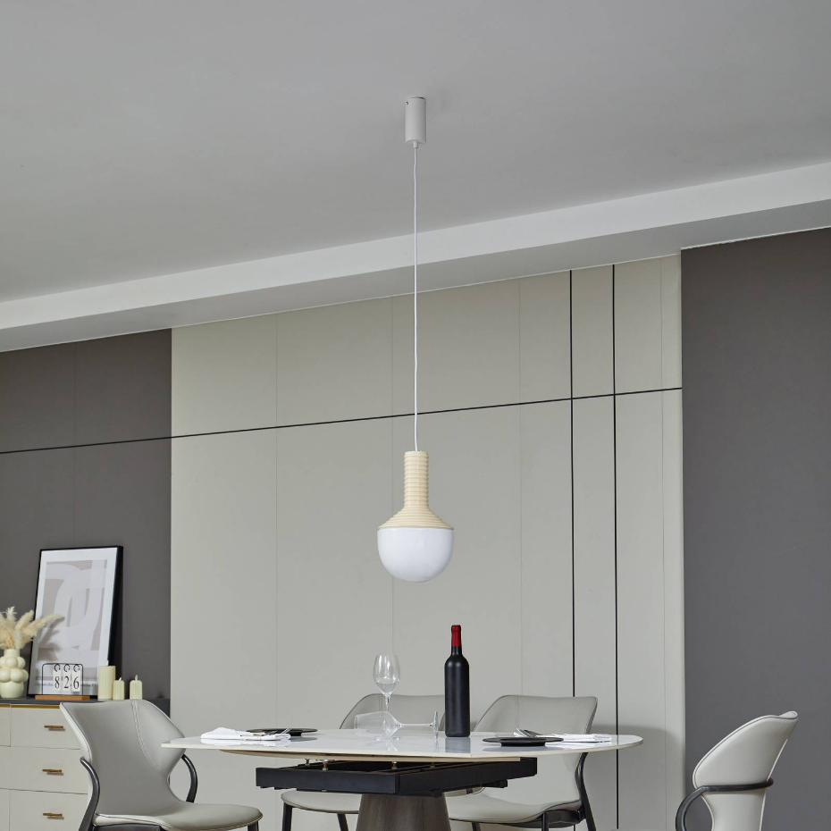 Suspension en céramique design, Florine