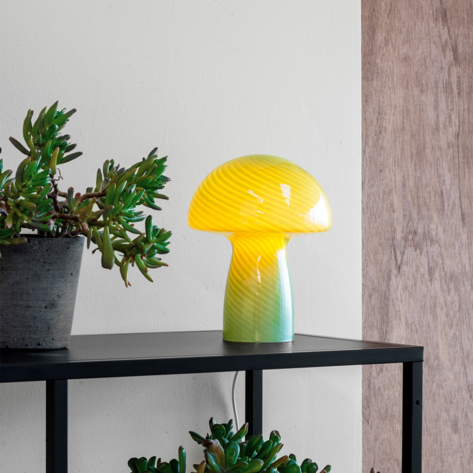 Lampe à poser en verre h23cm Jenny