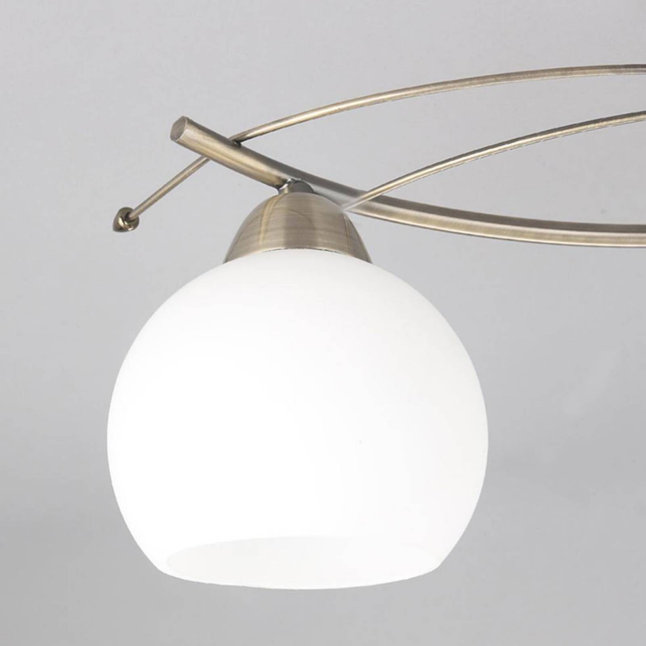 Plafonnier en verre moderne, Leanda