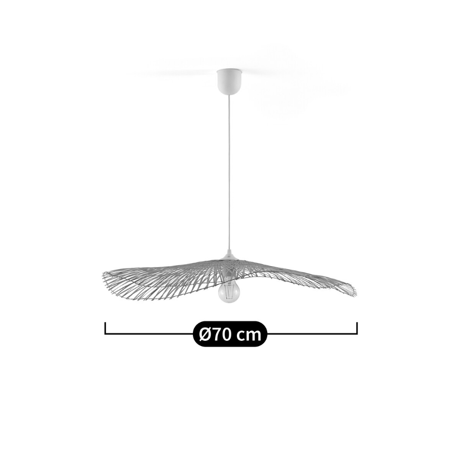 Suspension en bambou aérienne Ø70 cm, Ezia