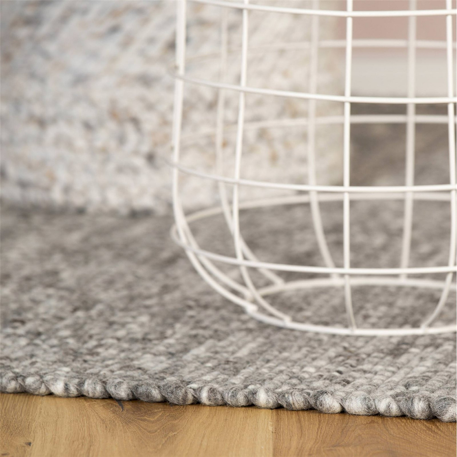 Tapis rectangulaire en laine tissé main