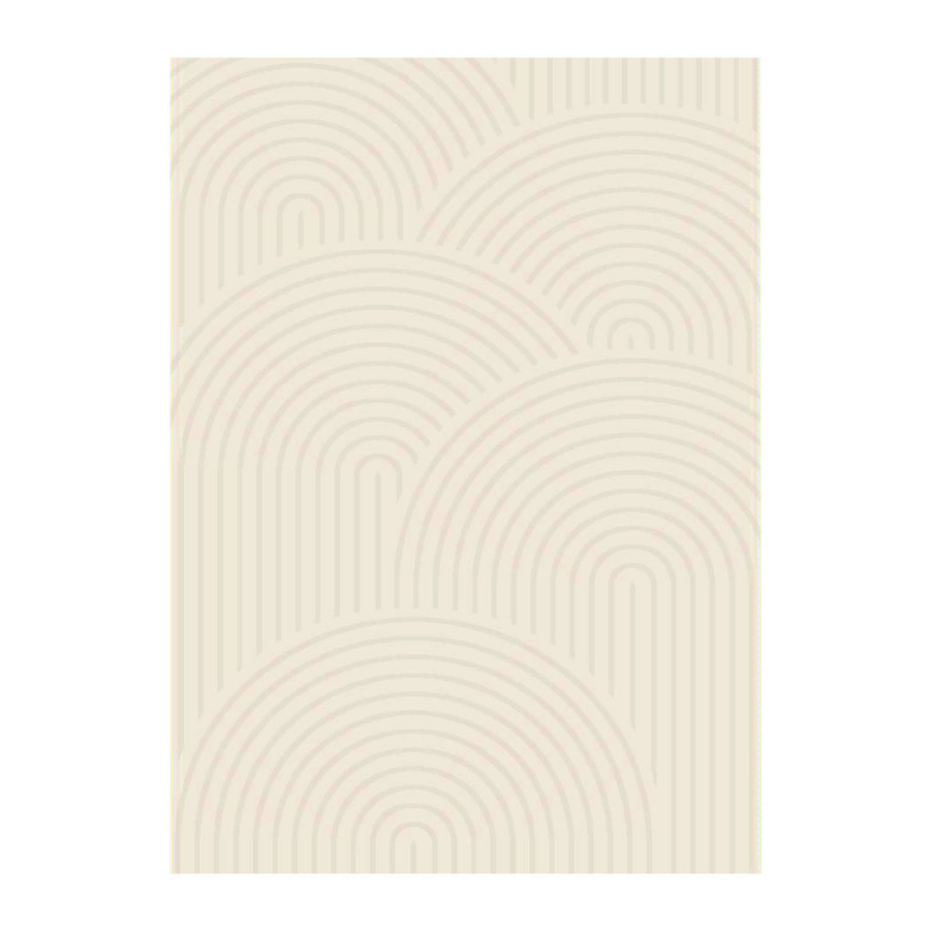Tapis intérieur motif arches crème BRAD