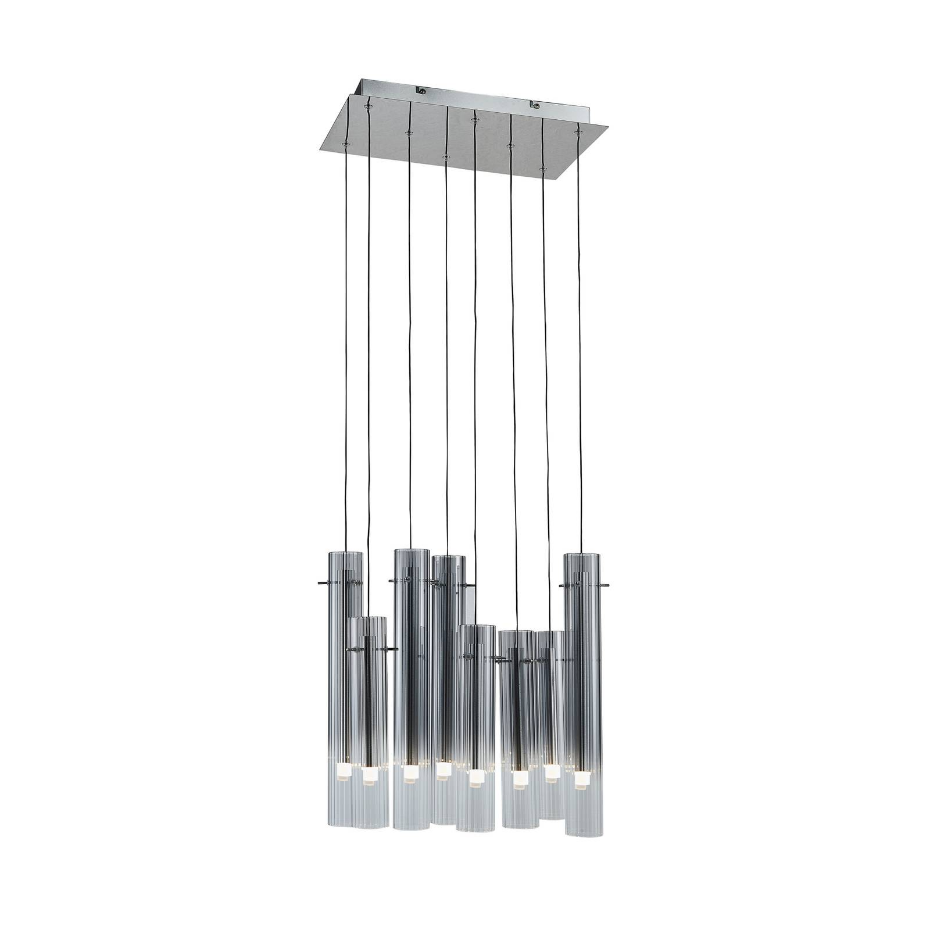Suspension en verre moderneLED, Korvitha