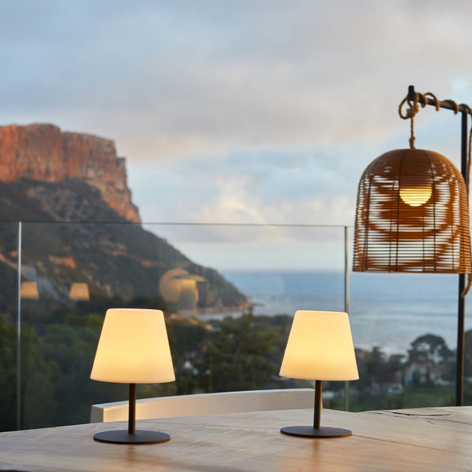 2 Lampe de table sans fil TWINS H16CM