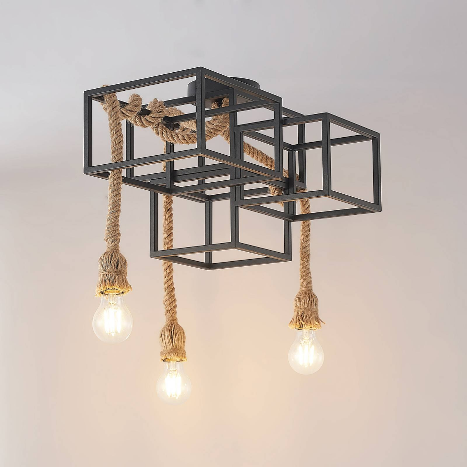Plafonnier en métal moderne, Andrik