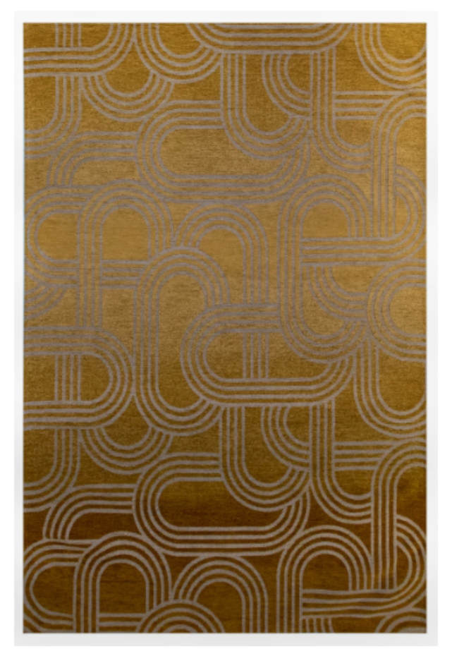 Tapis salon et chambre moderne tissé plat FEVER