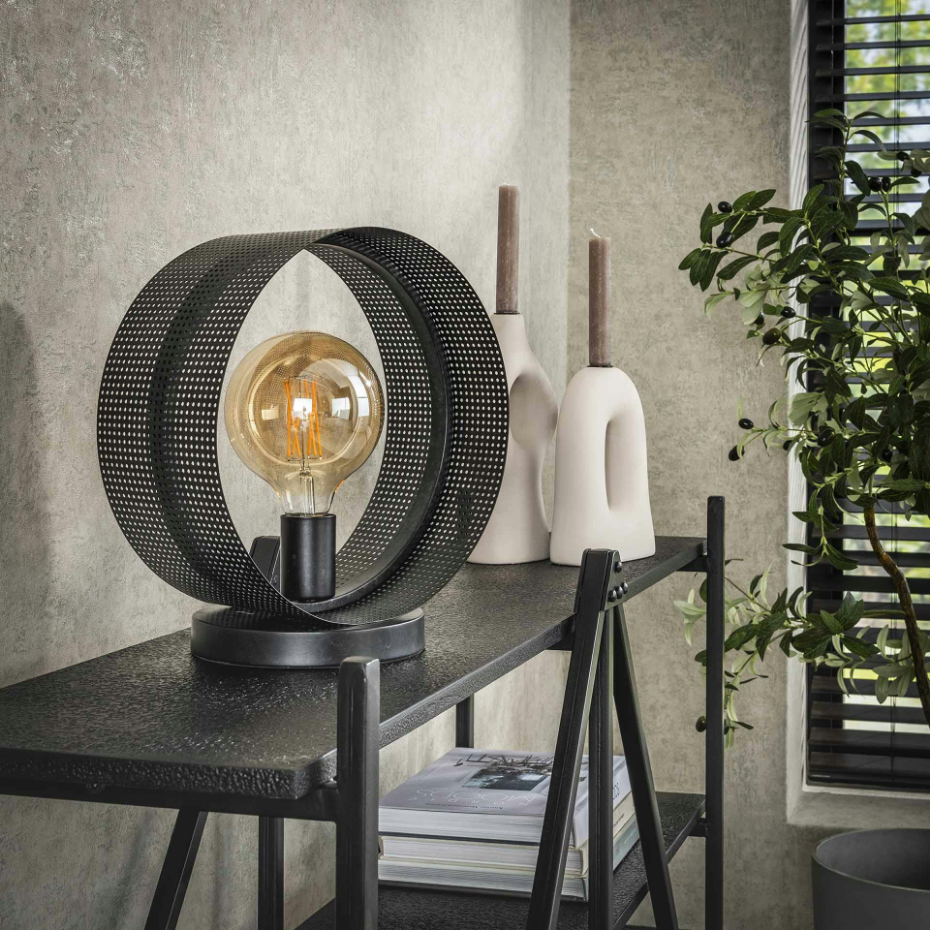 Lampe à poser design forme ronde RALF