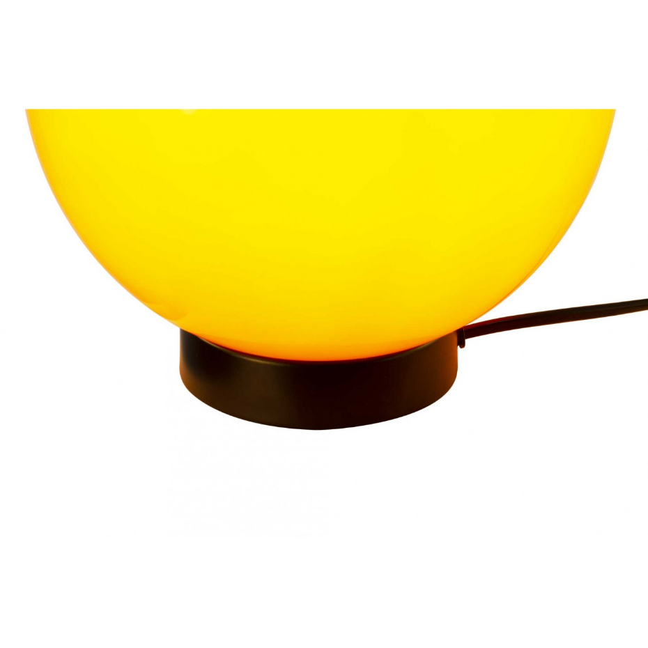 Lampe à poser en verre & métal, SILEA