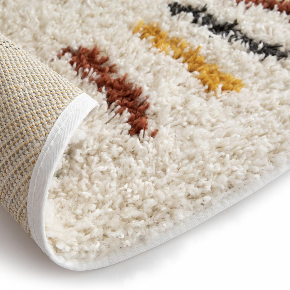 Tapis salon RADI 3 en polypropylène doux et soyeux