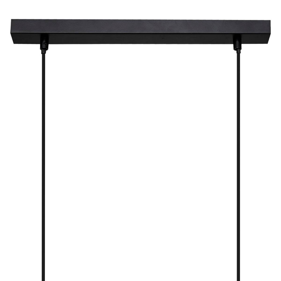 Suspension bois métal 5 lampes JAKE