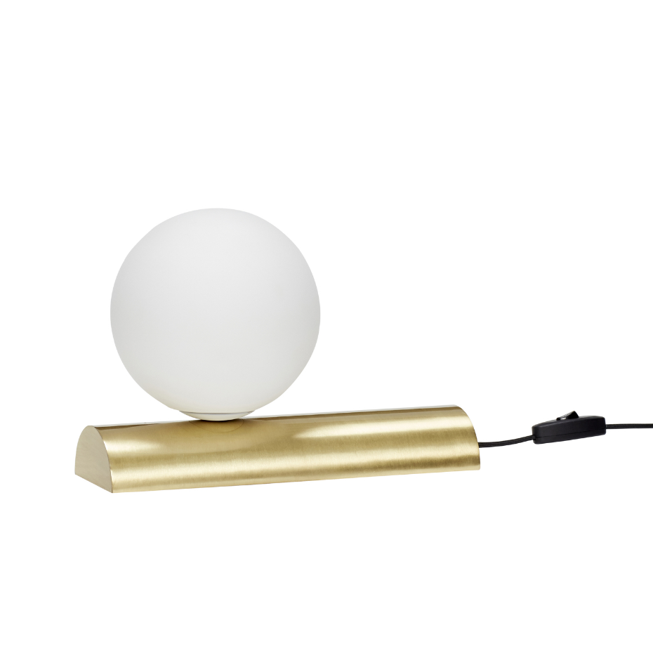 Lampe de table en fer et verre BALANCE