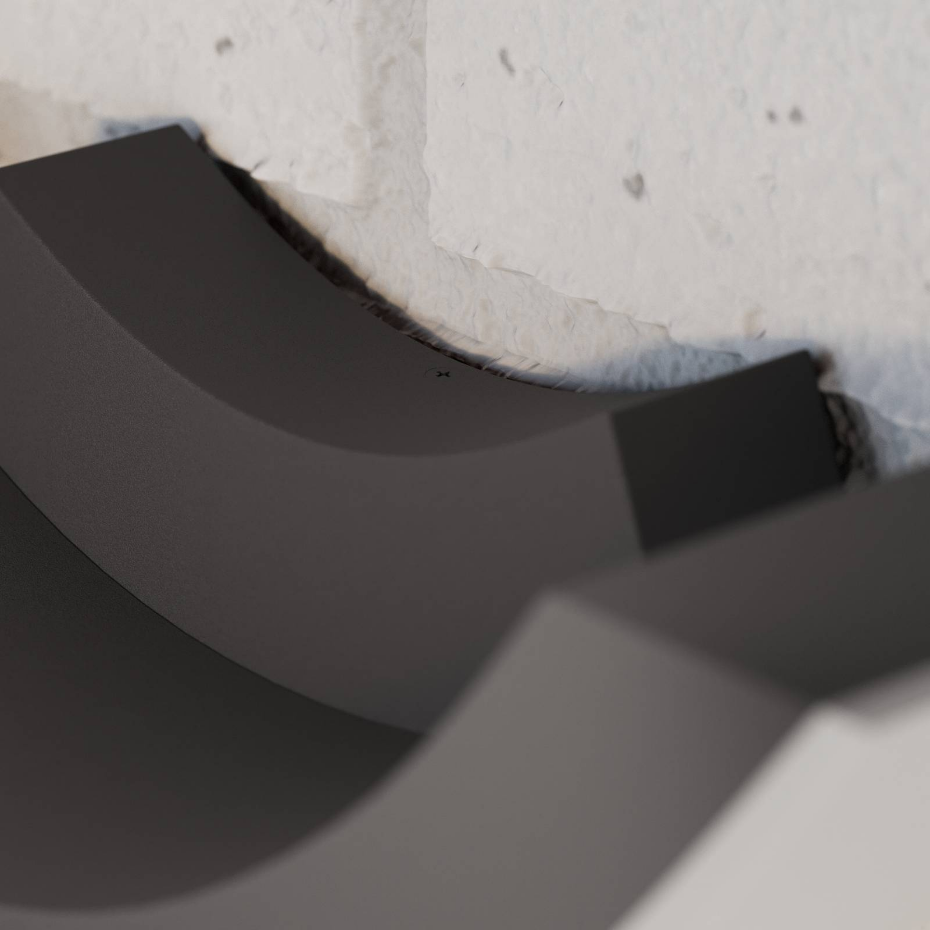 Applique extérieure en aluminium moderneLED