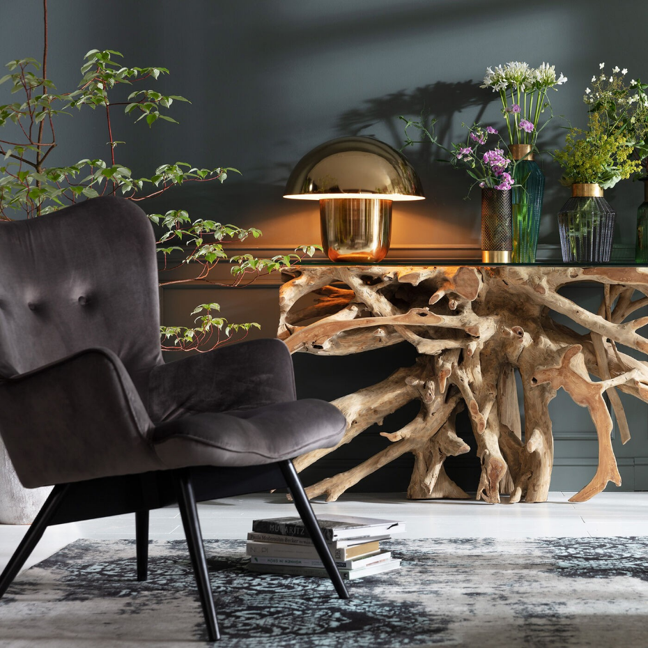 Lampe champignon en acier, MUSHROOM