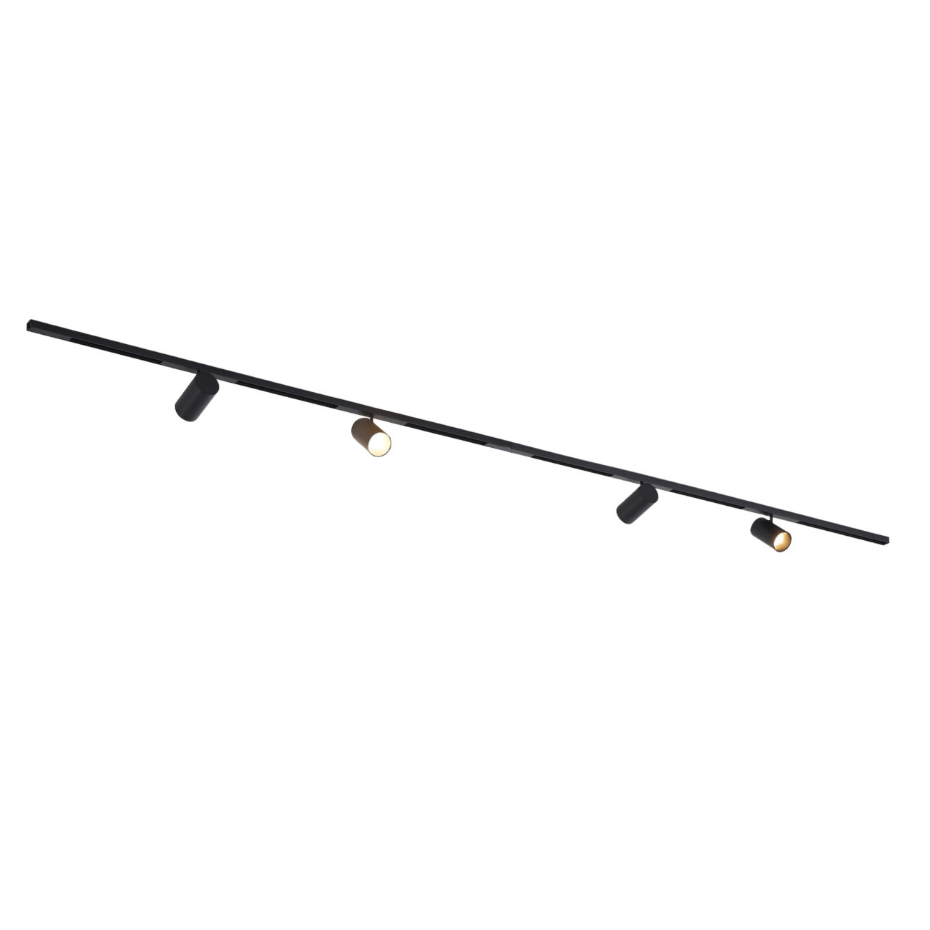 Kit 2 rails + 4 spots LED orientables - LYNE