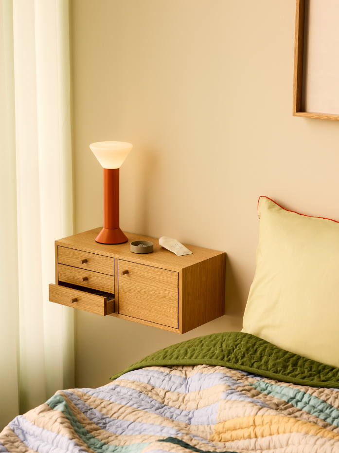 Lampe portable en verre et fer FLASH