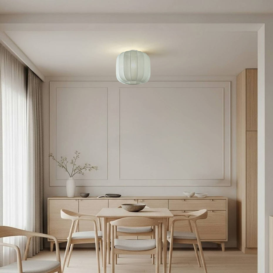Plafonnier en textile scandinave, Helin