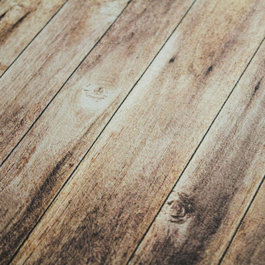 Tapis de cuisine imprimé bois  WOODY VINYLE - vinyle antidérapant