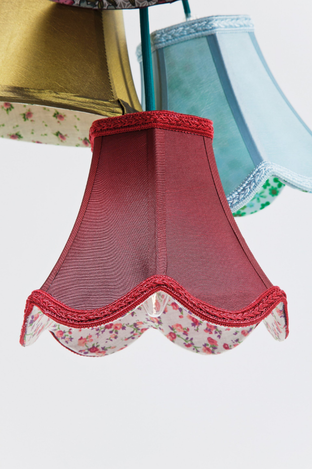 Suspension en soie 5 abat-jours, SALOON