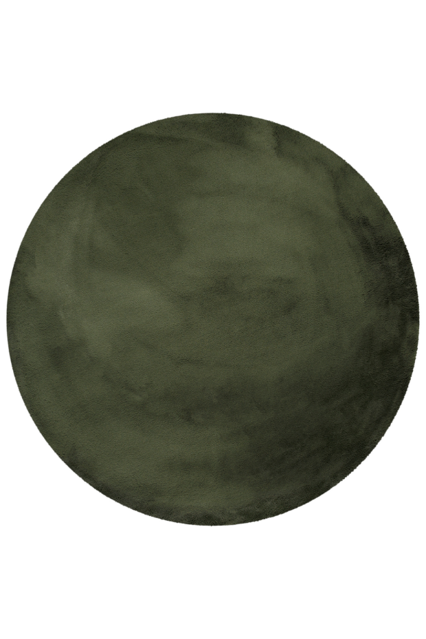 Tapis rond très moelleux à poils longs ,  Alice