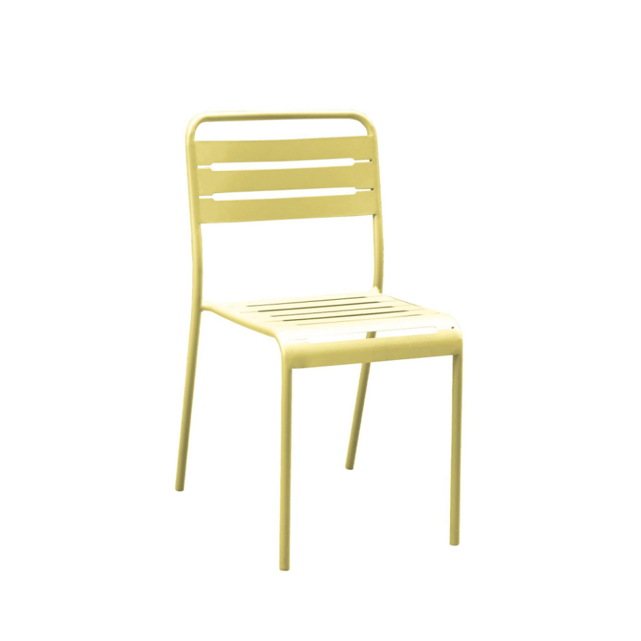 Table de jardin métal + 8 assises AMÉLIA