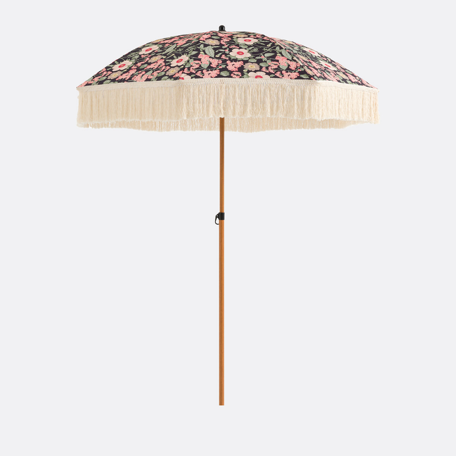Parasol imprimé à franges, Larna