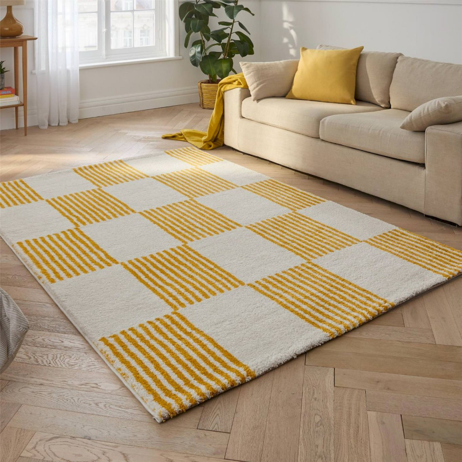 Tapis rectangulaire en polypropylène Groovy