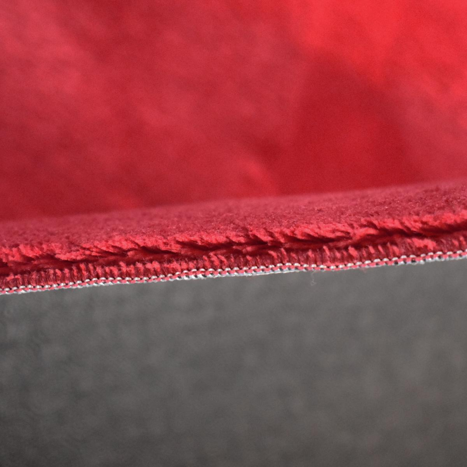 Tapis LYN10 LAVABLE uni, tapis shaggy à longs poils