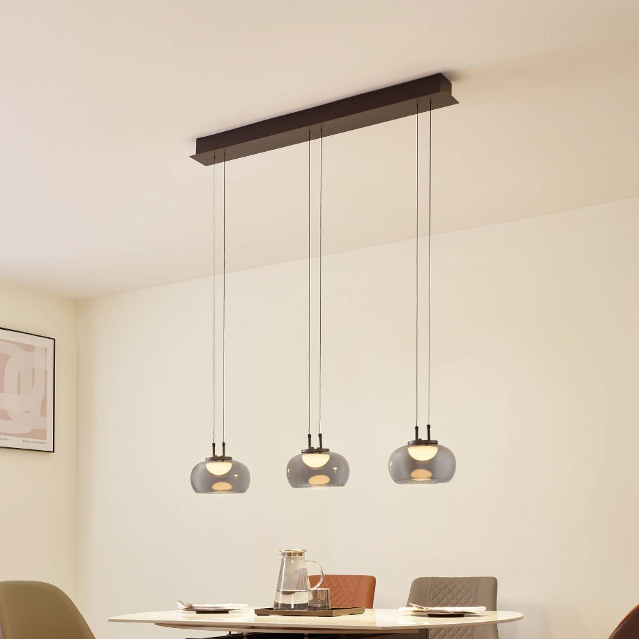 Suspension en verre moderneLED, Dain