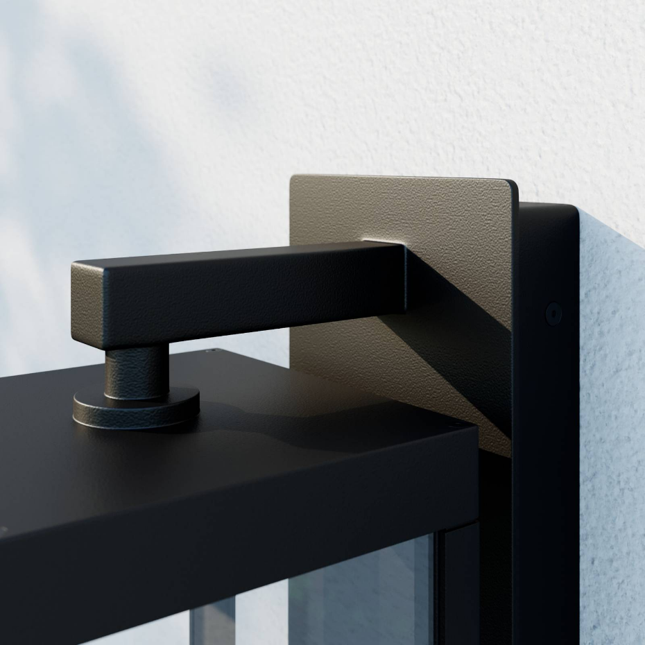 Applique extérieure en aluminium moderneLED