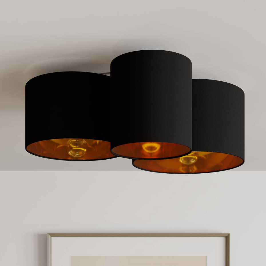 Plafonnier en textile moderne, Laurenz