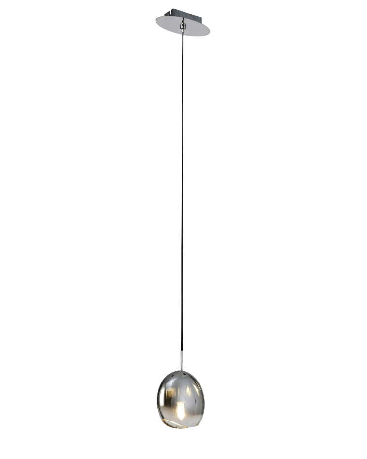 Suspension en verre design, LENS