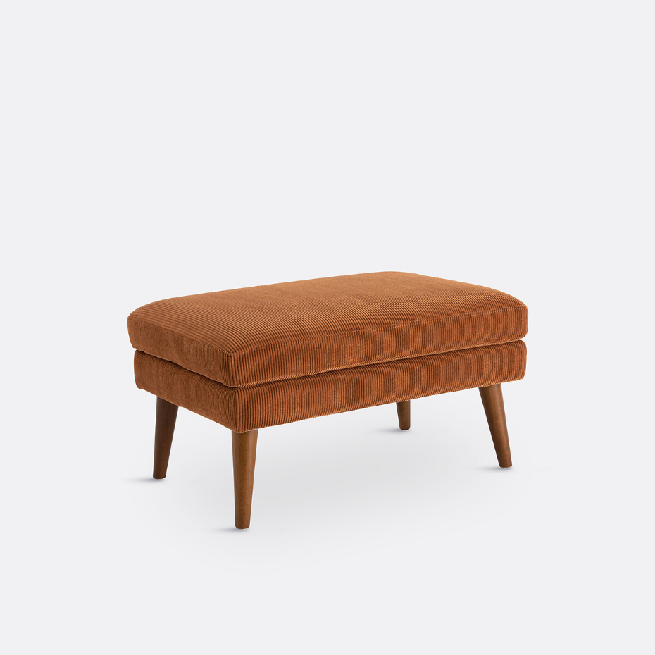 Pouf velours côtelé, Séméon