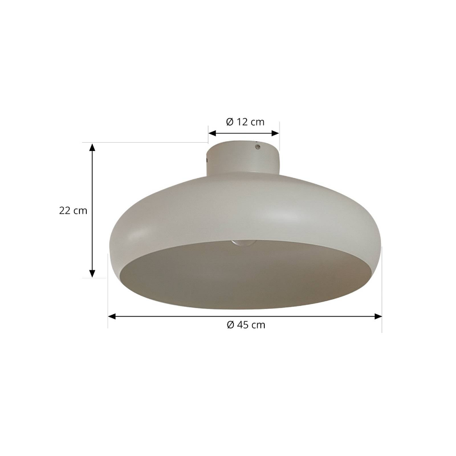 Plafonnier en métal moderne, Elover