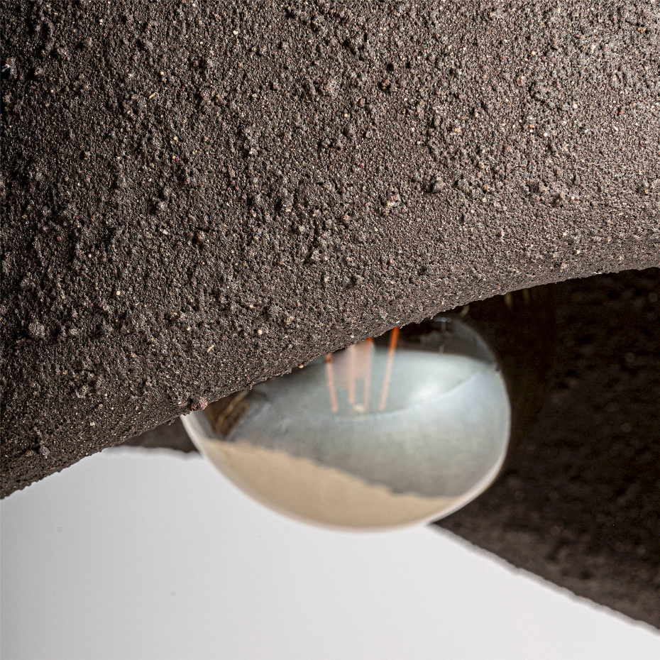 Lustre suspendu en résine effet vieilli