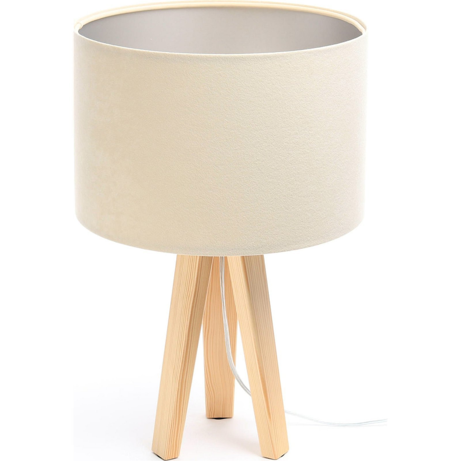 Lampe de chevet en bois Glamour